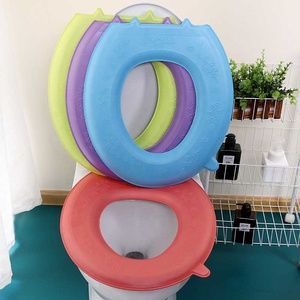 Coussin de toilette tête de tigre EVA poignée mignonne quatre saisons anneau de toilette souple épaissi imperméable universel - Product Image 4