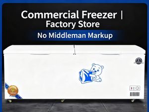 Congélateur coffre commercial grande capacité pour usage professionnel, réfrigération et congélation double fonction, congélateur/<span class=keywords><strong>réfrigérateur</strong></span> simple/double - Product Image 2