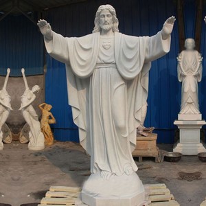 Customizable Life Size Jesus Marble Stone Religious Catholic RDX-1 Marble Stone Catholic Jesus RDX-1 RDX-1 - Product Image 2