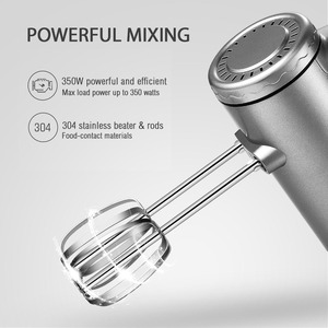 Máy Trộn Salad Gia Dụng 5 Tốc Độ, Máy Xay Bơ Hỗn Hợp Máy Làm Kem, Máy Trộn Bánh Mì Cầm Tay Mini - Product Image 3