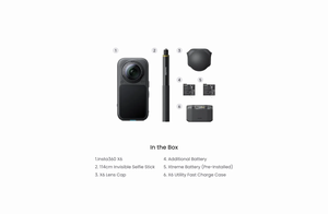 ชุดอุปกรณ์ Insta360 X6 รุ่นมาตรฐาน/เอสเซนเชียล 170 °   วิดีโอแบบอัลตร้าไวด์ 10 บิตสีสันสดใส พร้อมภาพระดับโรงภาพยนตร์ด้วย Dolby <span class=keywords><strong>Vision</strong></span> ในตัวกล้อง - Product Image 6