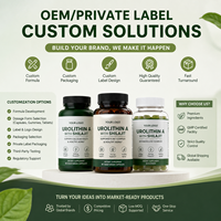 Capsules d'Urolithine A en Marque Blanche – Soutien Avancé au Bien-être Cellulaire, Complément Alimentaire Anti-Âge à Base de Plantes, OEM, Logo Personnalisé