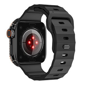 สายยางฟลูออโร FKM ใช้ได้กับ <span class=keywords><strong>Apple</strong></span> <span class=keywords><strong>Watch</strong></span> ขนาด 49 มม. สายนาฬิกา 46 มม. 44 มม. 45 มม. <span class=keywords><strong>Ultra</strong></span> 2 สายนาฬิกาอัจฉริยะ - Product Image 4