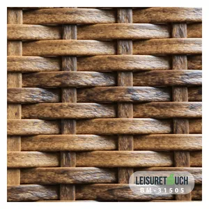 LTR強力で耐久性のある織りPEプラスチック籐ガーデン家具ラウンジャーチェア屋外籐素材