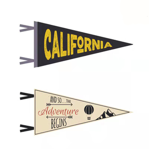 Bandera de fieltro con logotipo de tamaño personalizado moderno, venta directa de fábrica, Acepta tamaños personalizados - Product Image 3