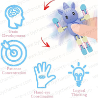 Jouet chaud tendance le plus populaire belle licorne transformable Fidget Spinner Christmas Party Bag Fillers Goodie Bag Toys