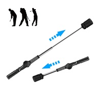 OEM ODM Bâton de golf télescopique pour entraînement intérieur/extérieur, simulateur de swing transfrontalier, accessoires auxiliaires, bâton d'impact
