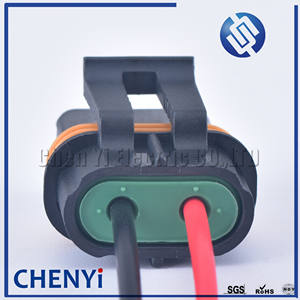 <span class=keywords><strong>2</strong></span>-poliger, abgedichteter elektrischer Kfz-Steck verbinder 12033769 12034269 für Metri-Pack 630-Lüfterst ecker mit 15-cm-Drähten - Product Image 6