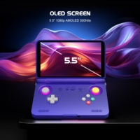 Retroid Pocket Flip2 NOUVELLE Console Portable Android 13 avec Écran OLED de 5,5 Pouces, Connexion Wi-Fi et Design Pliable pour Jeux