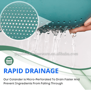 Panier extensible Rack Fruits Légumes Nouilles Pâtes Alimentaire Panier De Vidange Économiseur D'espace Portable Égouttoir Évier Passoire Passoire - Product Image 5