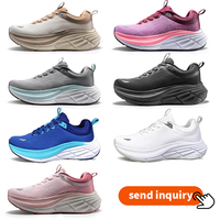 Chaussures de sport personnalisées à faible MOQ, respirantes en maille, semelle épaisse en EVA, amorti nuage, marque privée, livraison directe
