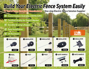Kit de poignée de portail à <span class=keywords><strong>ressort</strong></span> pour clôture électrique galvanisée HPSFENCE, ensemble de portails extensibles pour clôture de pâturage agricole pour bovins et chevaux - Product Image 6