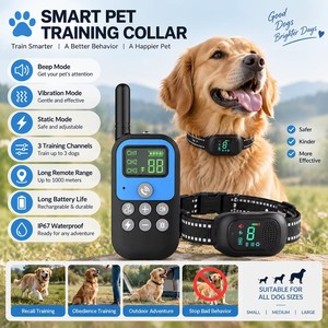 <span class=keywords><strong>Collier</strong></span> de dressage pour <span class=keywords><strong>chien</strong></span> étanche, <span class=keywords><strong>collier</strong></span> électronique de dressage pour <span class=keywords><strong>chien</strong></span>, <span class=keywords><strong>collier</strong></span> de dressage pour <span class=keywords><strong>chien</strong></span> 1500M avec écran couleur, <span class=keywords><strong>anti</strong></span>-<span class=keywords><strong>aboiement</strong></span>, télécommande - Product Image 2