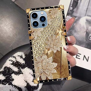 Offre Spéciale diamant impression galvanoplastie carré TPU housse de téléphone portable pour Samsung S20 S21 S22 S23 S24 Ultra Plus <span class=keywords><strong>S23FE</strong></span> - Product Image 4
