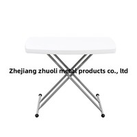Table pliante en plastique SJ76, petite, simple, portable, réglable en hauteur, pour manger, écrire, étudier, ordinateur, dortoir