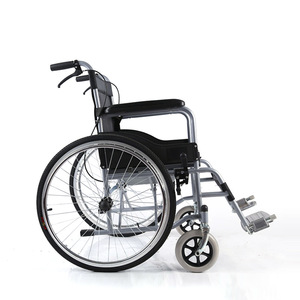 Fauteuil roulant manuel léger en alliage d'aluminium pliable 88x102x67cm pour personnes âgées, aide à la mobilité - Product Image 1