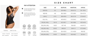 <span class=keywords><strong>Body</strong></span> en dentelle pour femmes Tummy Control Shapewear Sleeveless Tops V-Neck Backless Camisole Jumpsuit Shaper - Product Image 2