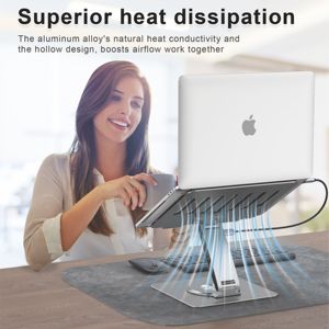 Алюминиевая Регулируемая подставка для ноутбука с док-станцией - Product Image 5