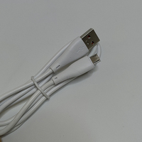 Kabel Charger Tipe C Termurah, Kabel Data Micro USB Flat untuk Ponsel, Pengisian Cepat, Kabel Tipe C dengan Kotak