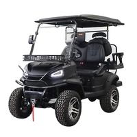 Pneu tout-terrain électrique 4 places basse vitesse Buggy voiturette de golf CE approuvé batterie au plomb 48V