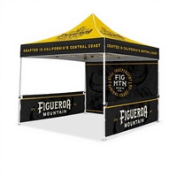 Tente pliante personnalisée en aluminium avec impression sur mesure, auvent pop-up, gazebo, abri, chapiteau pour usage extérieur