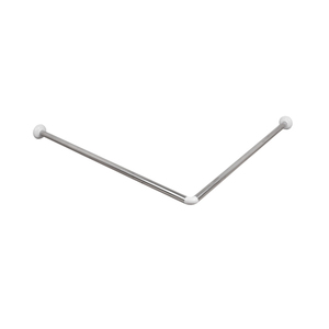 SANIPRO Offre Spéciale Accessoires <span class=keywords><strong>de</strong></span> Salle <span class=keywords><strong>de</strong></span> Bain Tringle <span class=keywords><strong>de</strong></span> Douche d'Angle en Métal Réglable Courbe et Télescopique en Forme <span class=keywords><strong>de</strong></span> L pour <span class=keywords><strong>Baignoire</strong></span> - Product Image 3