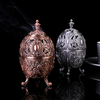 Brûleur d'encens créatif en alliage, ornement personnalisé, décoration intérieure religieuse arabe, cadeau, emballage en boîte de papier, modèle Chine