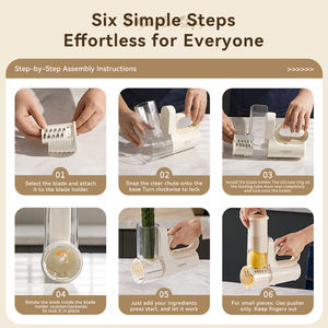 Machine à glace pilée miniature <span class=keywords><strong>pour</strong></span> la maison, râpe à glace portable, facile à utiliser, <span class=keywords><strong>pour</strong></span> la préparation de granités à la maison. - Product Image 5