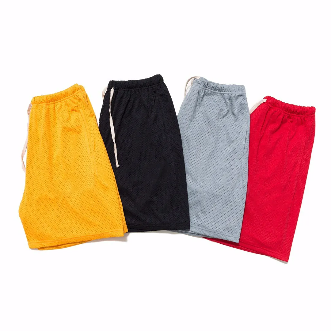 Fabricante venta buena calidad de secado rápido pantalones de yoga transpirable pantalones cortos de gimnasio para hombres