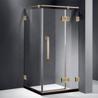 Salle de douche Pas de cadre plat ouvert salle de bain cloison porte vitrée séparation sèche et humide toilette