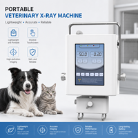 Appareil de radiographie numérique vétérinaire portable 5KW à écran tactile haute fréquence pour clinique vétérinaire (chiens, chats, bétail)