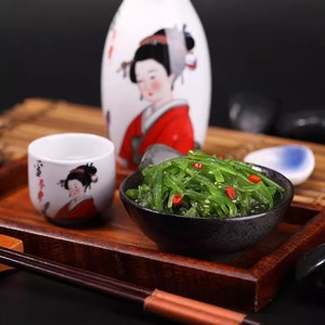 Salade <span class=keywords><strong>d</strong></span>'algues congelées Keto saine, faible en calories, végétalienne, Chuka Wakame assaisonnée à l'<span class=keywords><strong>huile</strong></span> de sésame pour Poke Bowl, collation saine à base <span class=keywords><strong>d</strong></span>'algues - Product Image 4