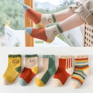 Зимние детские носки для мальчиков носки средней длины махровые внутри носки для девочек и мальчиков