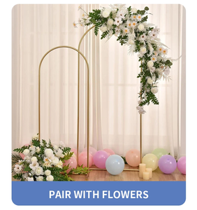 Lot <span class=keywords><strong>de</strong></span> 3 Offre Spéciale <span class=keywords><strong>or</strong></span> <span class=keywords><strong>blanc</strong></span> noir fleur <span class=keywords><strong>et</strong></span> <span class=keywords><strong>ballon</strong></span> en métal arc décoration mariage <span class=keywords><strong>or</strong></span> arc floral pour décoration <span class=keywords><strong>de</strong></span> fête - Product Image 4
