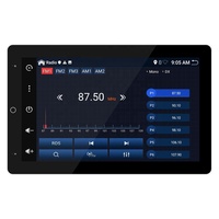 Android 11 de 10.1 pouces pour lecteur de voiture de style Tesla, navigation rotative universelle avec écran HD, entrée de caméra au volant, OBD, TPMS