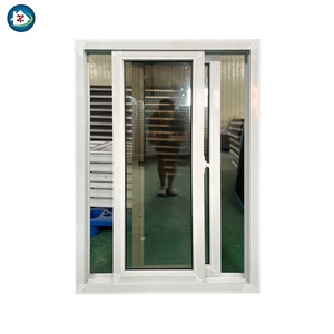 Las ventanas y puertas corredizas de <span class=keywords><strong>PVC</strong></span> blancas <span class=keywords><strong>con</strong></span> impacto de huracán más populares <span class=keywords><strong>con</strong></span> persianas para el hogar - Product Image 3