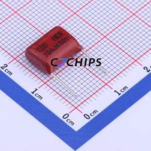 Condensador de película ER4265, componente de montaje en orificio (THT), paso de 10 mm, 100 nF, 5 %, 400 V, poliéster metalizado - Product Image 1