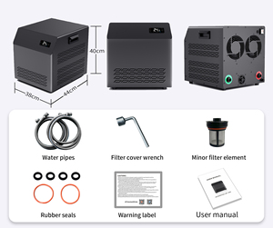 Enfriador de baño de hielo refrigerado por agua de 0.5hp personalizable 220V con control remoto y enfriador de bomba - Product Image 6
