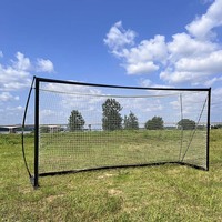 But de football portable pour futsal et mini-matches, 10*6.5FT (3*2M), en tube carré, pliable, pour entraînement intérieur et extérieur