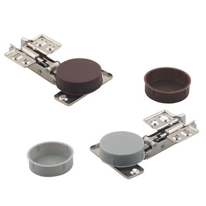 40mm Capuchons de charnière en plastique noir pour armoires de cuisine, salle à manger, salon, meubles d'hôtel. - Product Image 6