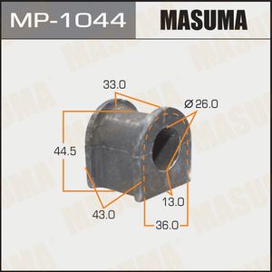 MP-1044 MASUMAラバーアクスルブッシング安定剤Swayバーサスペンション42412-65J01スタビライザーブッシュSUZUKI ESCUDO用 - Product Image 2