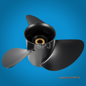 Hélices para Barcos de 13 3/4"x17" OEM 6G5-45978-02-00 Yamaha, Hélice Marina de Acero Inoxidable para Motor Fuera de Borda, 15 Estrías - Product Image 3