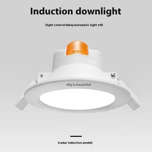 Plafonnier Intelligent LED 90mm avec Radar Induction Micro-ondes Intégré Trou Downlight pour Bureau à Domicile Escalier Allée - Product Image 4