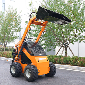 Chất lượng cao nhỏ 300kg nhỏ gọn bánh xe mini Skid chỉ đạo Bộ nạp với gốc cây máy xay Auger - Product Image 5