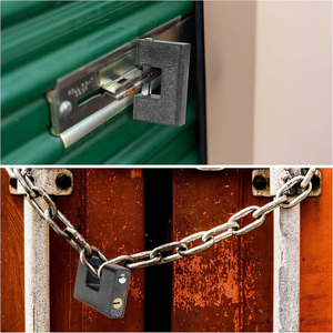 <span class=keywords><strong>Cadenas</strong></span> robuste en acier trempé monobloc - <span class=keywords><strong>Cadenas</strong></span> à anse épaisse - <span class=keywords><strong>Cadenas</strong></span> de protection pour <span class=keywords><strong>porte</strong></span> de garage - Product Image 6