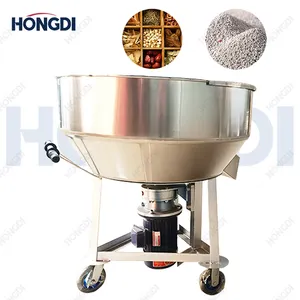 Wet and dry feed mixer food grade stainless steel flat mouth mixer Fish feed mixing equipment