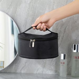 Round Large Capacity Oxford <b>Makeup</b> Bag Portable Cosmetic Storage <b>Case</b> for <b>Makeup</b> Artists - Product Image 4