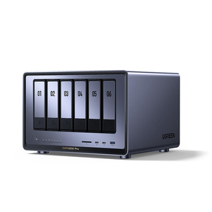 New Product DXP6800 Pro 6-Bay NAS I5 1235U 10-Core CPU 8GB DDR5 128GB <b>SSD</b> 2x10GbE <b>2</b> <b>M</b>.<b>2</b> NVMe USB 8K Video in Stock DXP6800 Pro 6 - Product Image 3