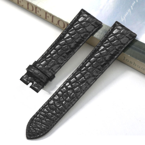 Correa de <span class=keywords><strong>Reloj</strong></span> de Cuero Genuino de Cocodrilo Americano con Patrón Redondo - Correa de <span class=keywords><strong>Reloj</strong></span> de Cuero Personalizable para <span class=keywords><strong>Reloj</strong></span> <span class=keywords><strong>Inteligente</strong></span> - Product Image 2