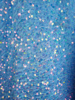 Nouvelle arrivée robe de dame africaine 100 Polyester brillant rose dentelle tissu Stretch 4 voies paillettes velours dentelle tissu pour robe